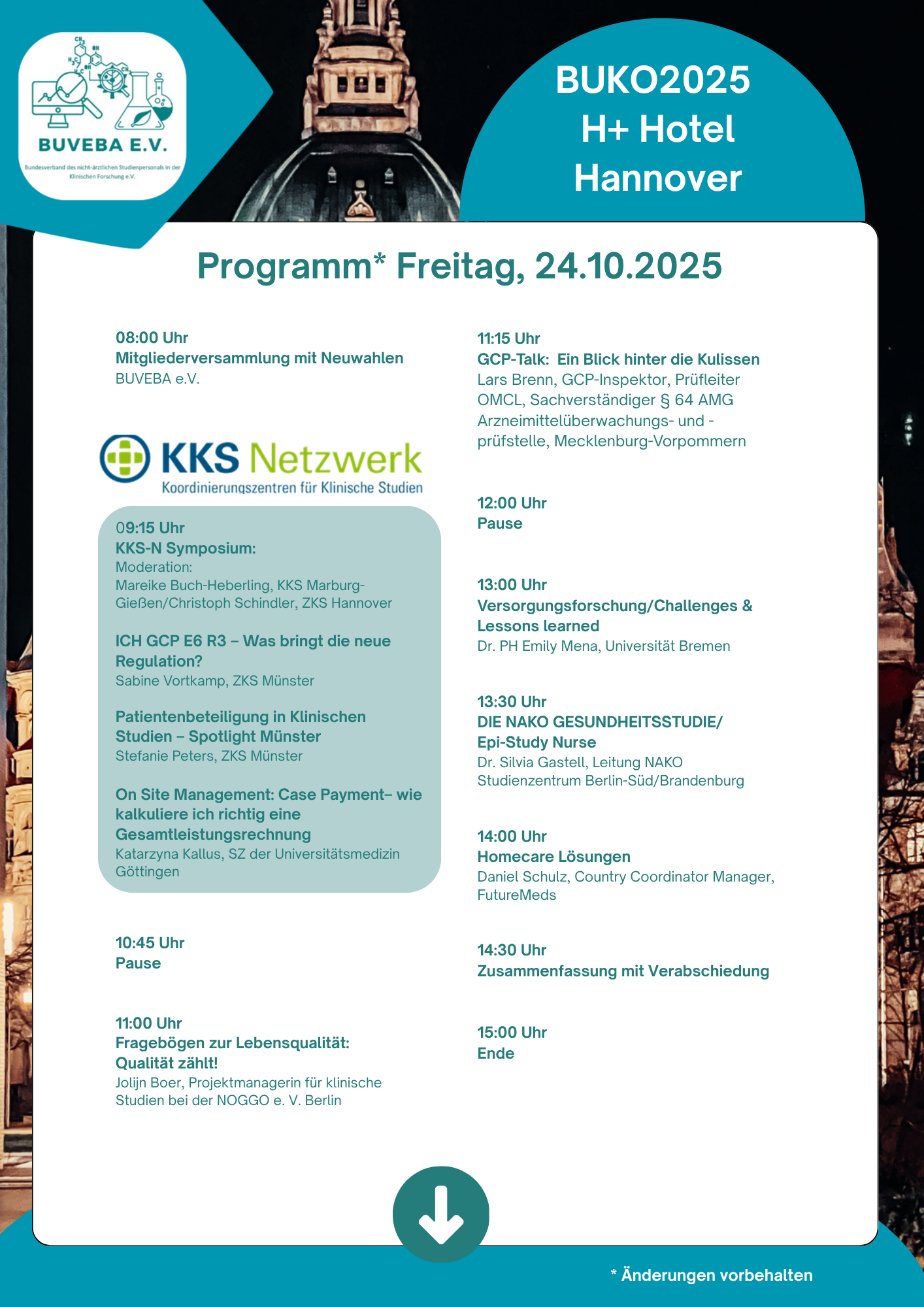 Freitag 24.10.2025 Programm BUKO2025